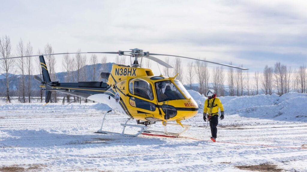 Know before you go experts, TCSAR volunteer and helicopter