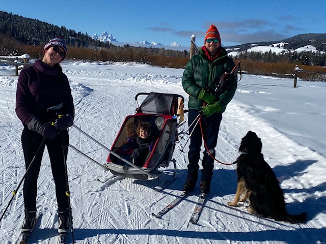 Charlotte cross-country skiing at Turpin Meadow Ranch - Advocate for your well-being