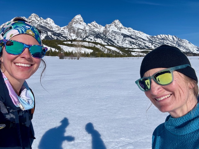 Charlotte cross-country skiing in Grand Teton National Park - Advocate for your well-being