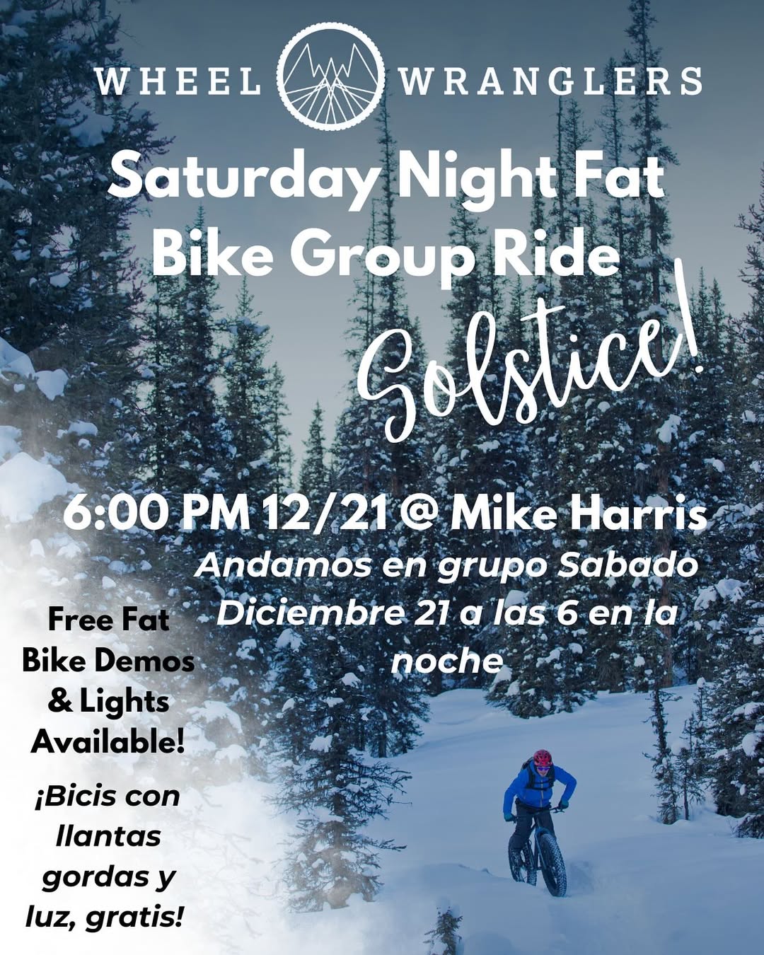 Wheel Wranglers - Saturday Night Fat Bike Group Ride