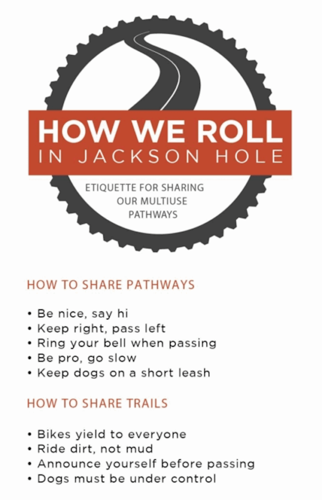 Tips for bike trails and pathway etiquette