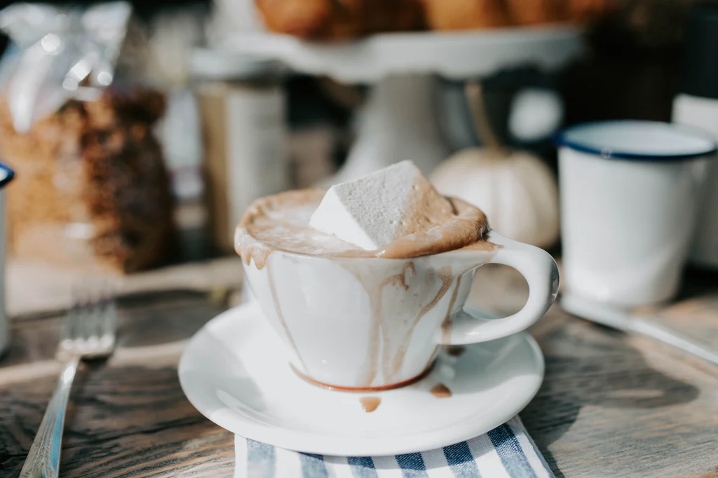 hot chocolate from Persephone Bakery