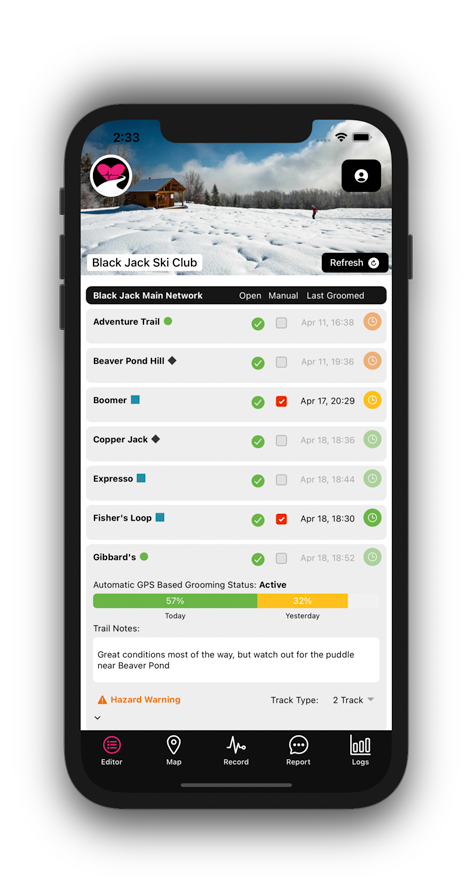 Nordic Pulse interface