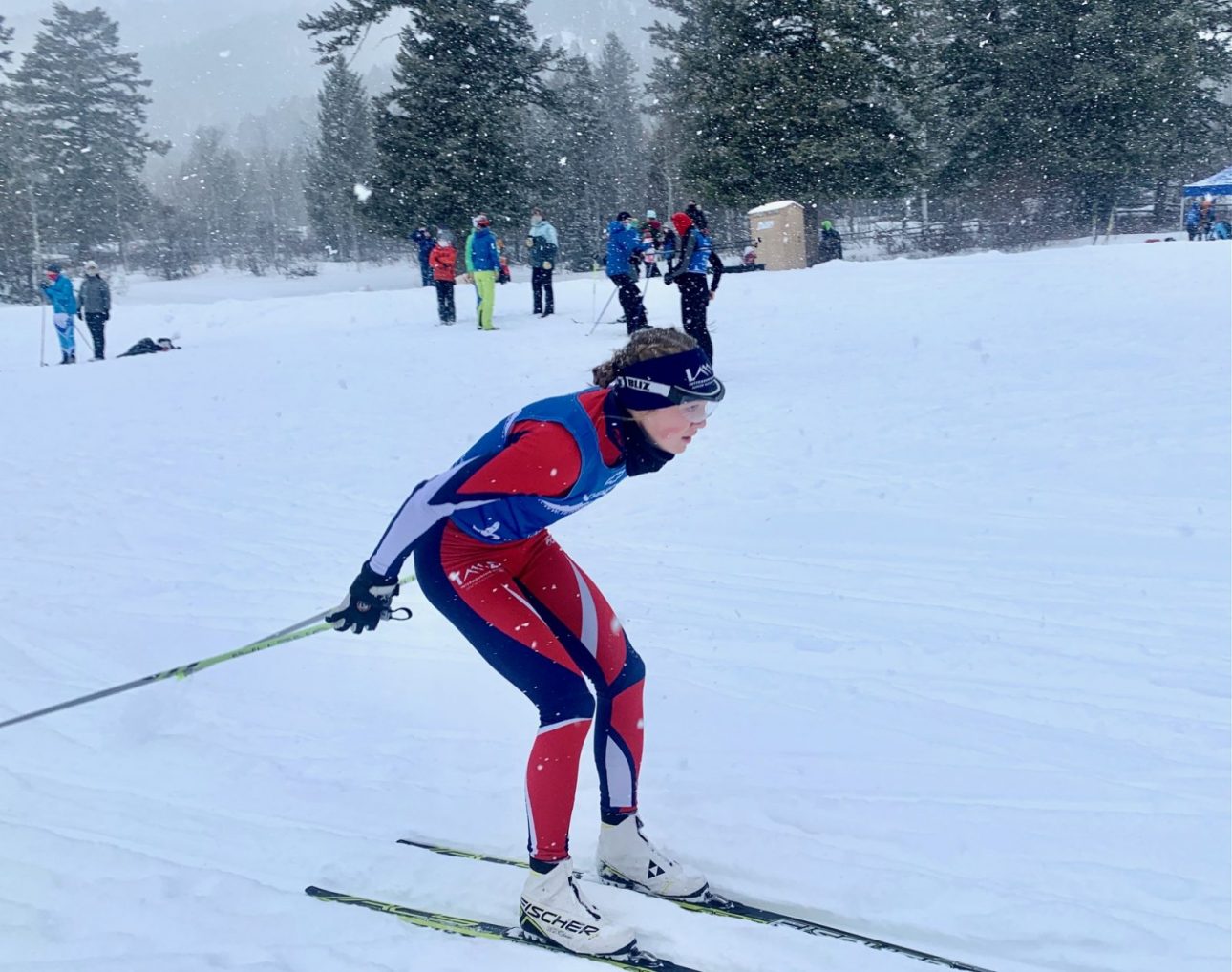 Nordic skier from Betty Woolsey Classic
