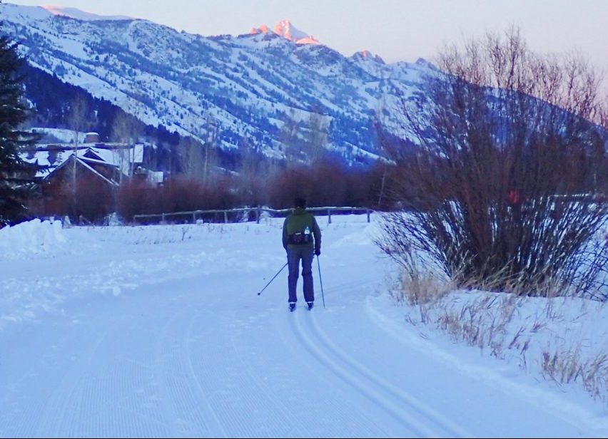2 Perfect Days - Winter Trails Adventure. Early morning skies at Stilson