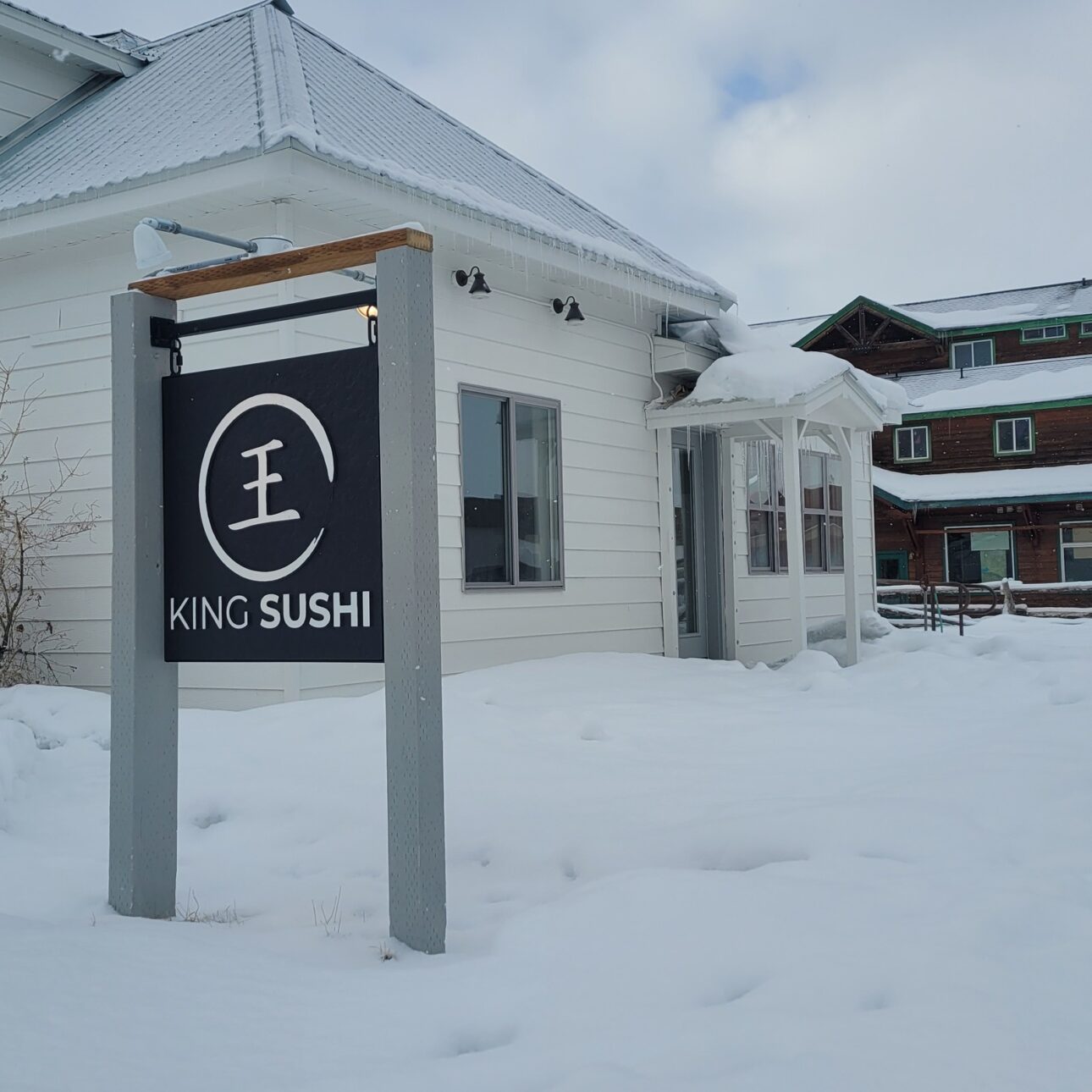 A Snowy King Sushi in Driggs