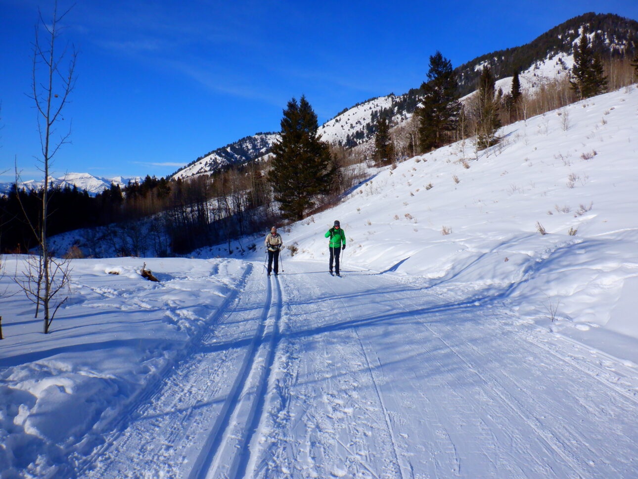 Skiing Cache Creek on Christmas