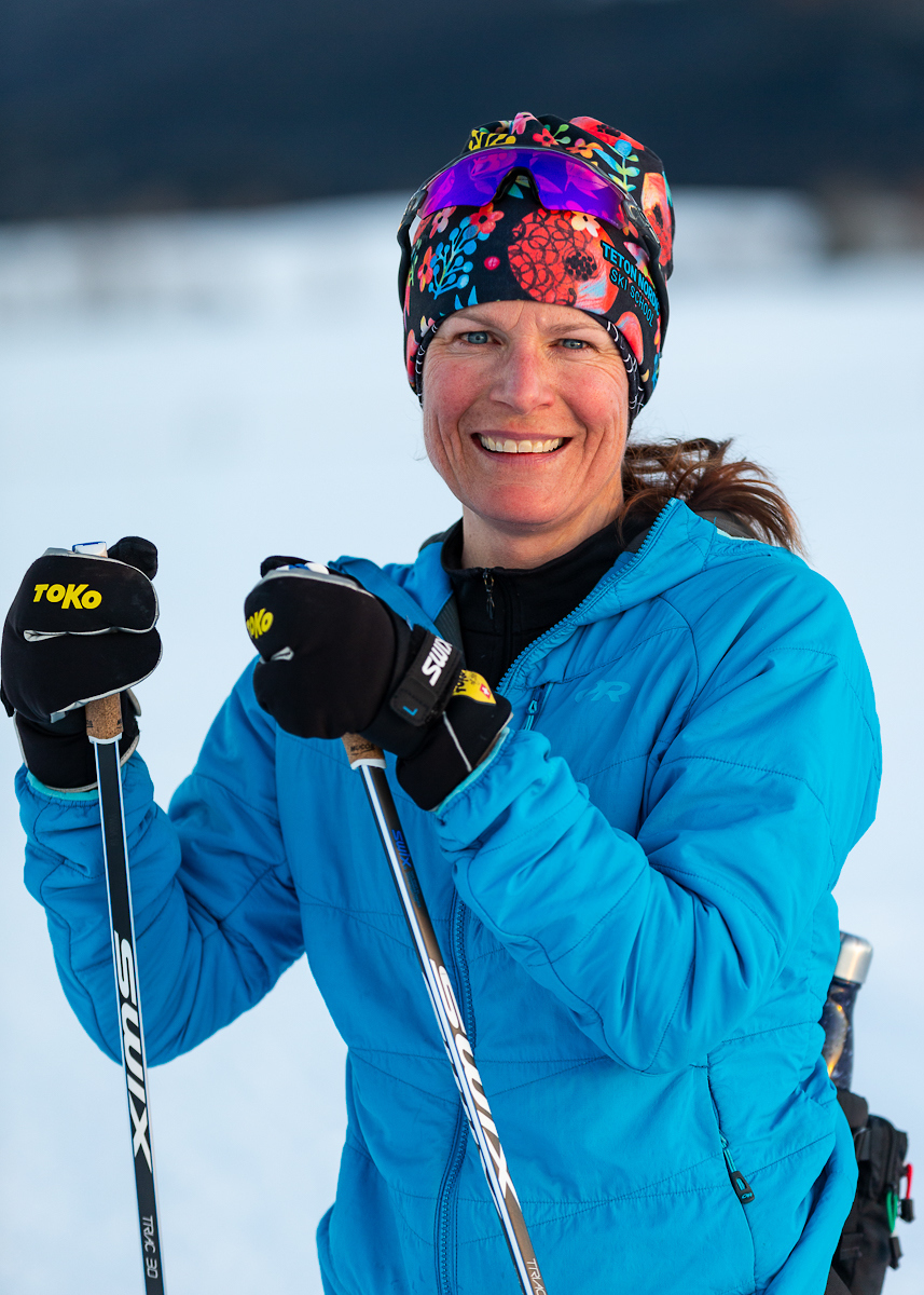 Pro Tips - Celeste Young image. Co-ower & Instructor at Teton Nordic Ski School.