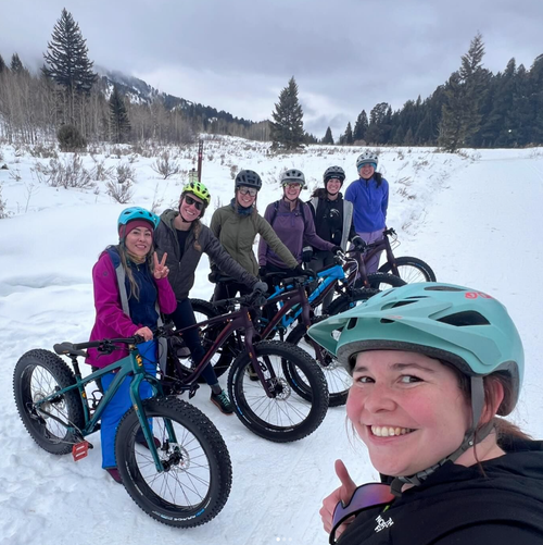 Women in the Tetons - Fat biking