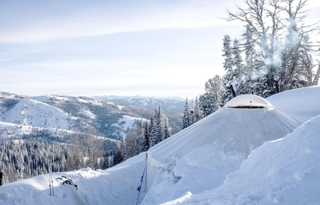JHNordic Local Overnight Getaway Lodges Teton Canyon Backcountry Yurt