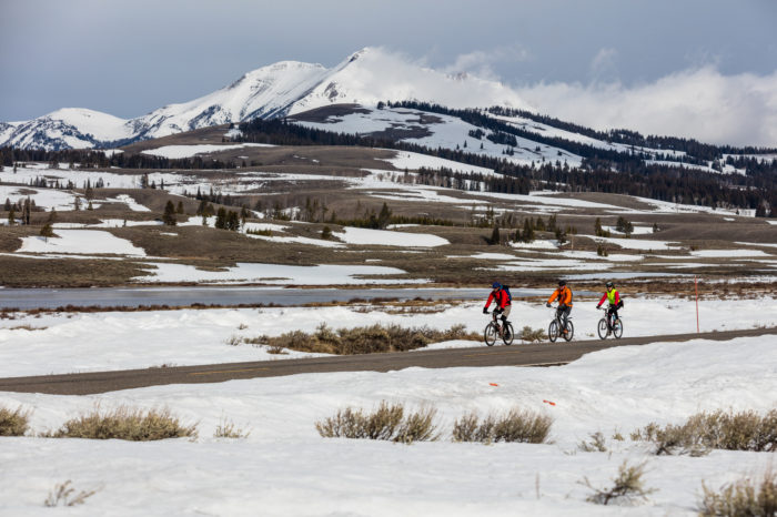 Fatbiking in the Spring Winter Season in Jackson Hole image