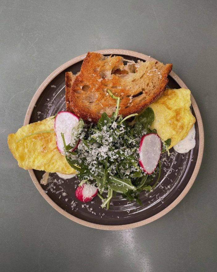 Omelette at Persephone Cafe