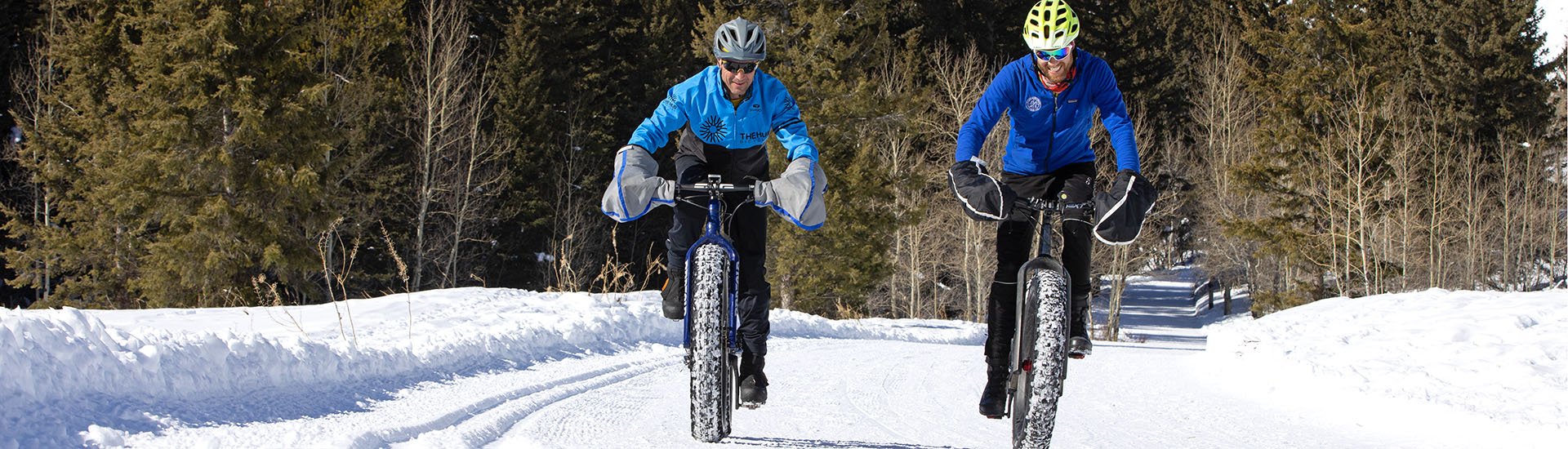 2 fat bikers on cache creek