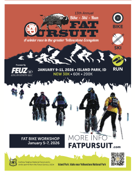 Flyer for the Fat Pursuit race