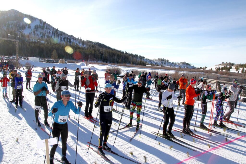 photo of pinedale STAmpede race start